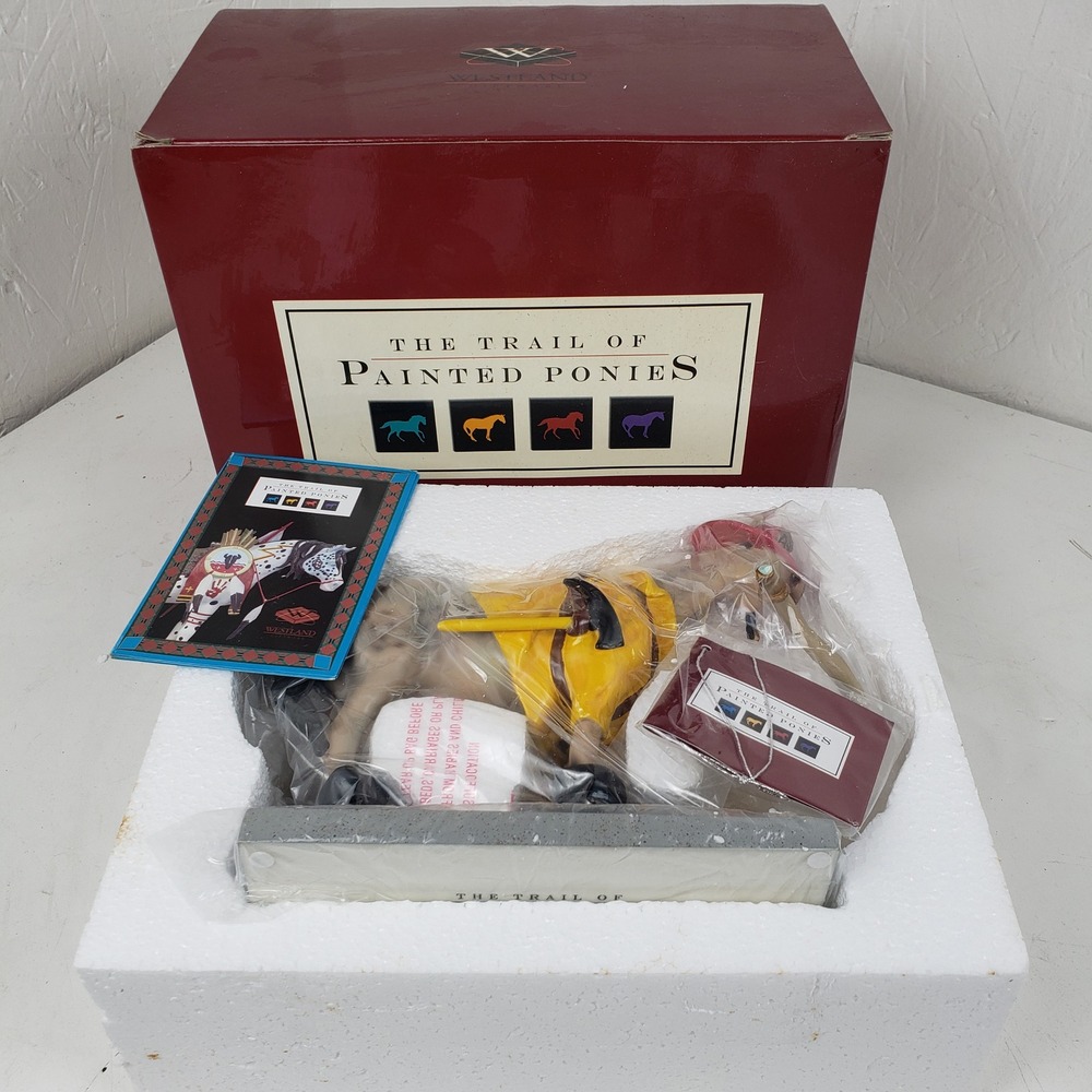 Trail of Painted Ponies Fireman Pony 1453 Westland Giftware 3E/4867 Figurine Box